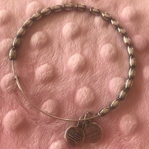 Authentic Alex & Ani Silver Bead Bracelet